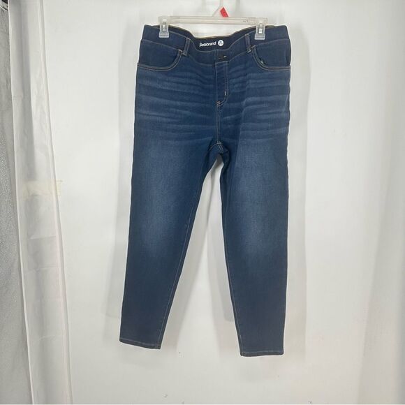 Betabrand Size XL Petite High Waisted Pull On stretch Skinny Jeans - Picture 1 of 13
